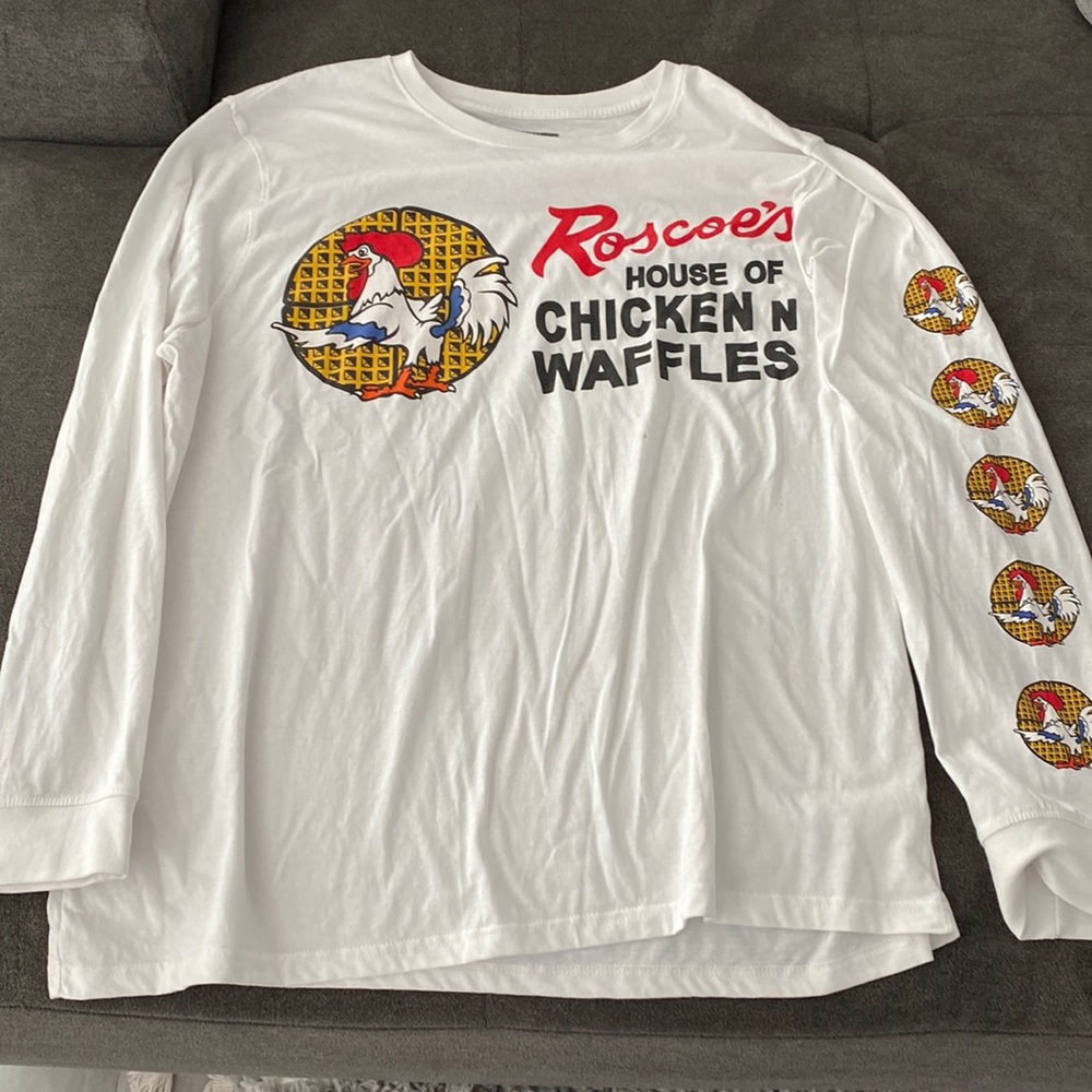 Roscoes chicken and waffles long sleeve shirt
